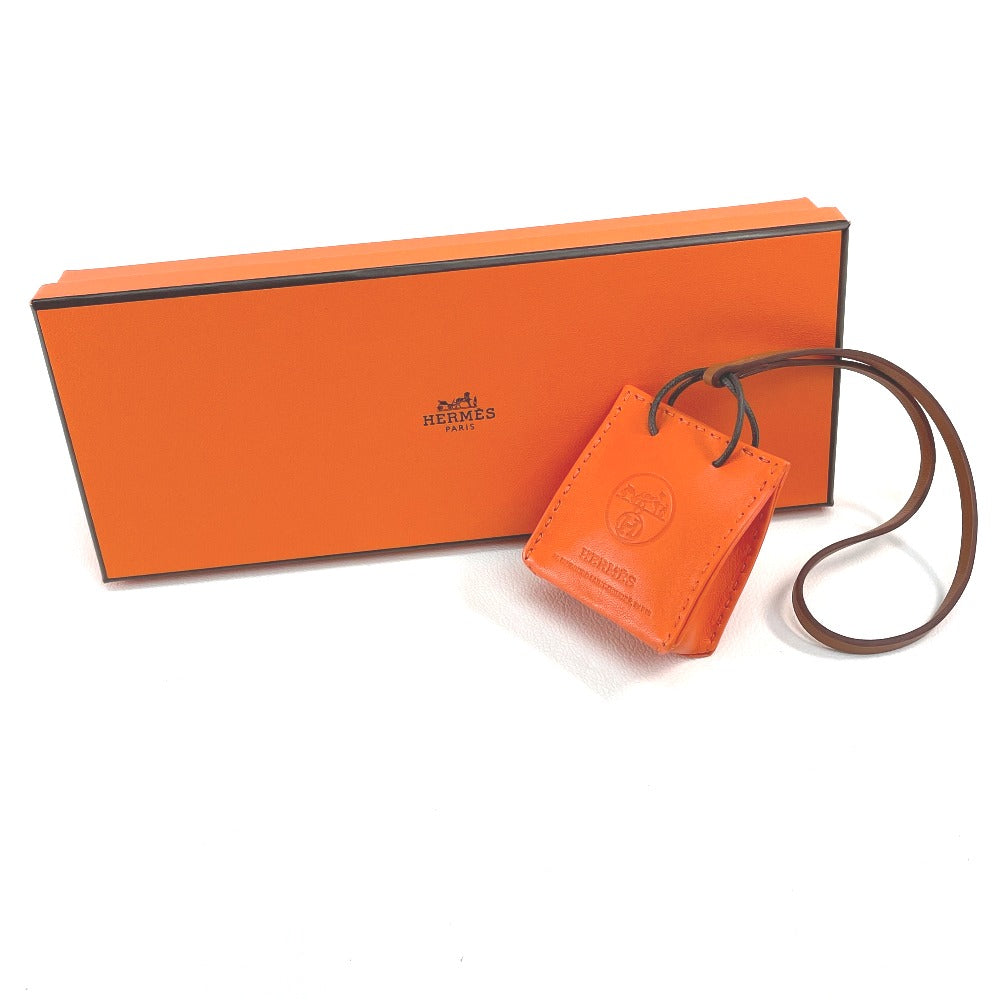 HERMES charm Anyo Miro Orange Shopper sack orange Women Used