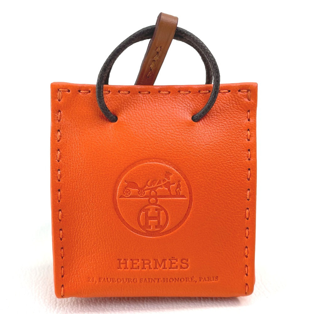 HERMES charm Anyo Miro Orange Shopper sack orange Women Used