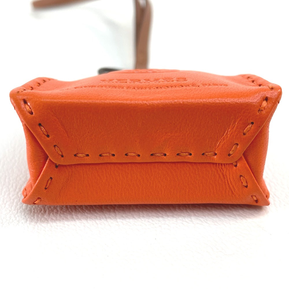 HERMES charm Anyo Miro Orange Shopper sack orange Women Used