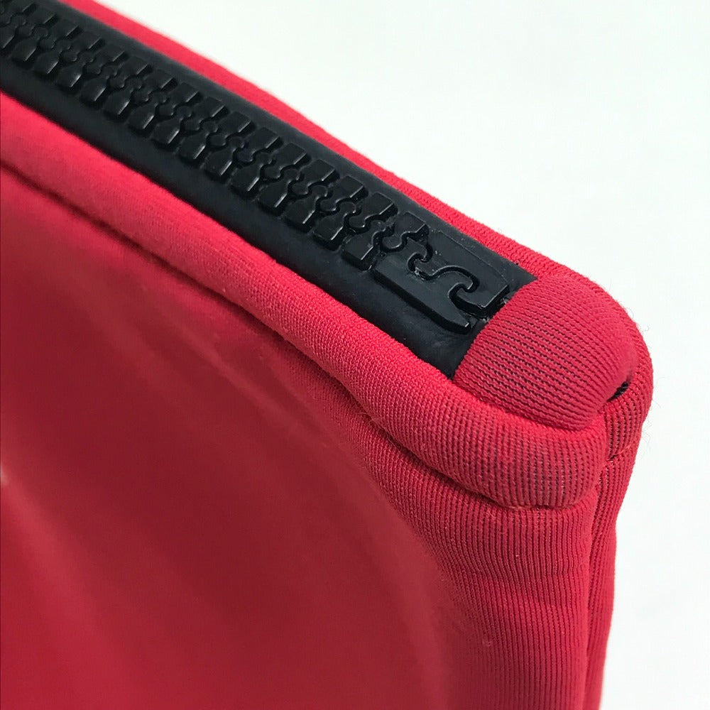 HERMES Pouch polyamide Red Neovan Truth Flat MM Women Used