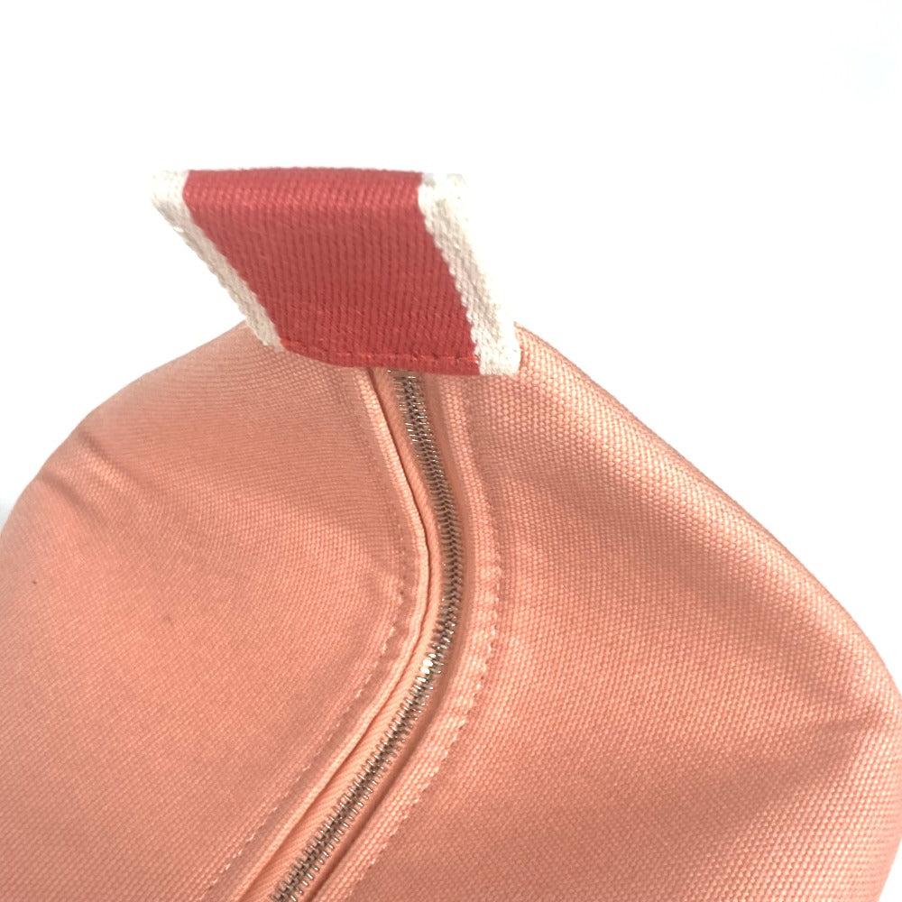 HERMES Handbag canvas pink BRIDE ABLACK GM Women Used