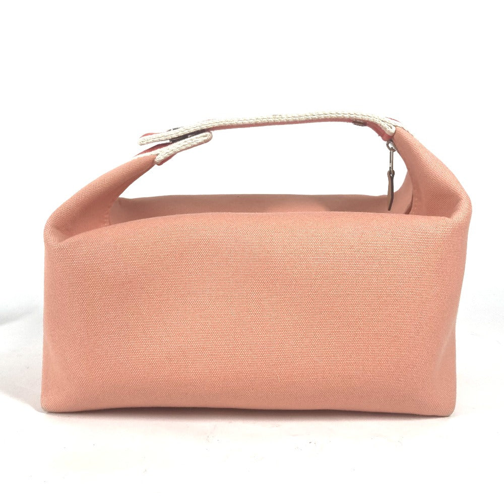 HERMES Handbag canvas pink BRIDE ABLACK GM Women Used