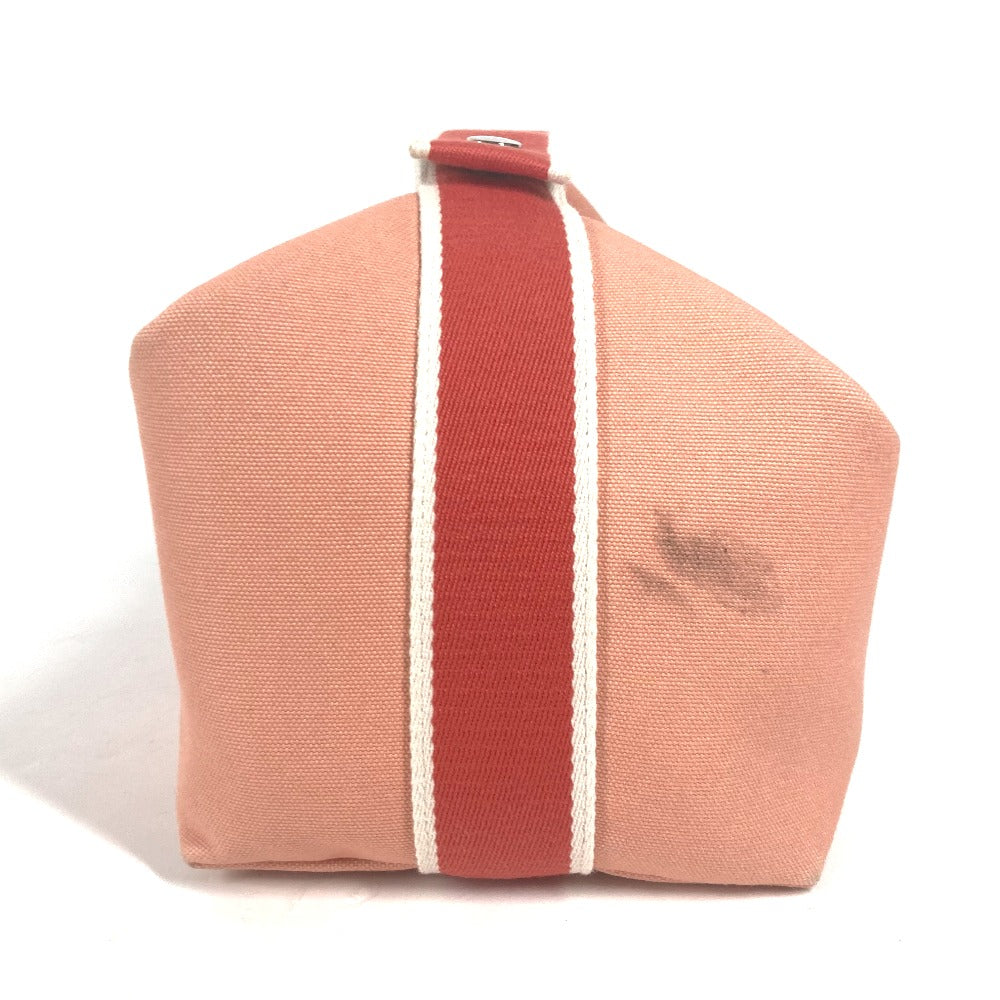 HERMES Handbag canvas pink BRIDE ABLACK GM Women Used