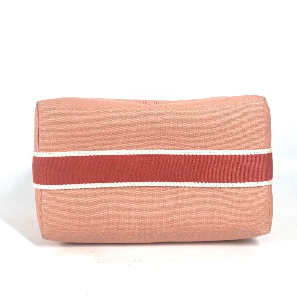 HERMES Handbag canvas pink BRIDE ABLACK GM Women Used