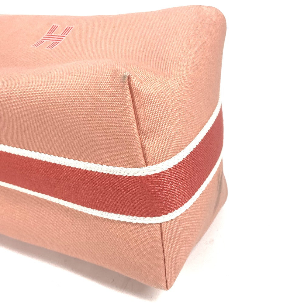 HERMES Handbag canvas pink BRIDE ABLACK GM Women Used