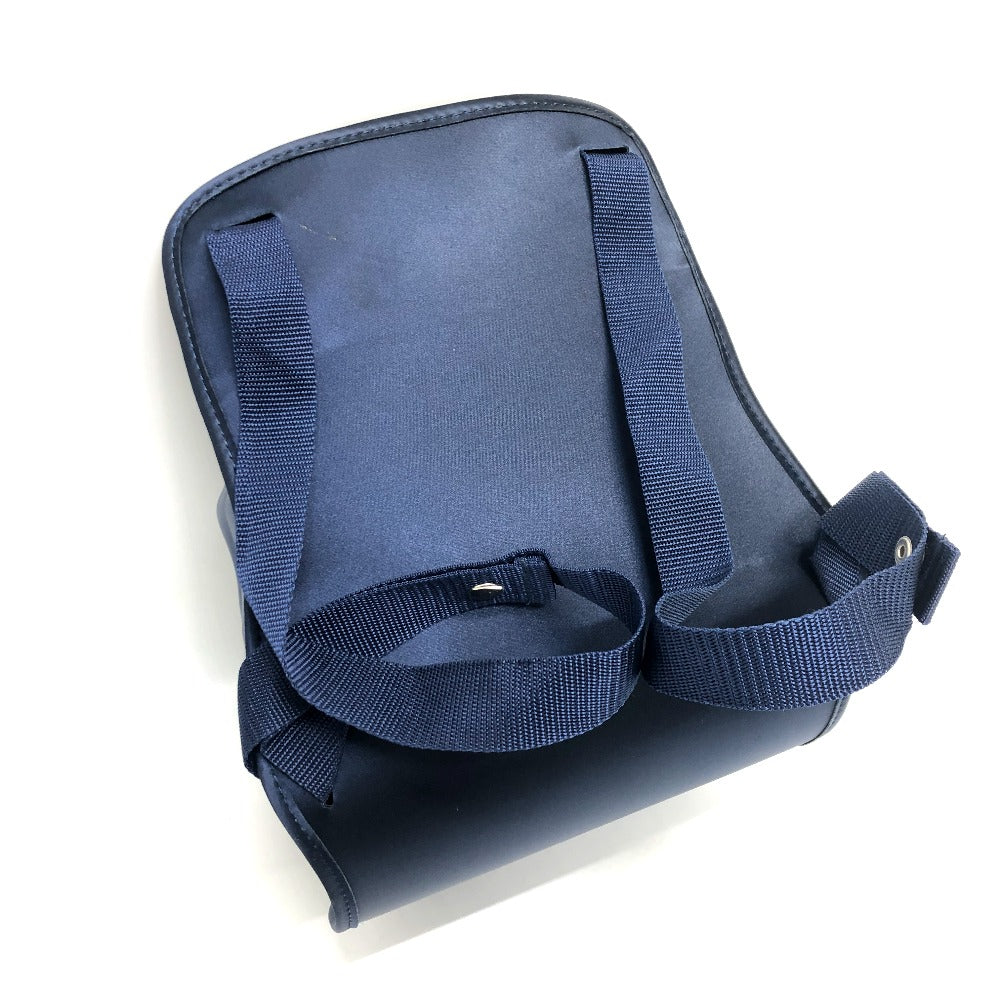 HERMES Backpack canvas blue Star Travel Exhibition 1999 Limited Sherpa Backpack Women Used