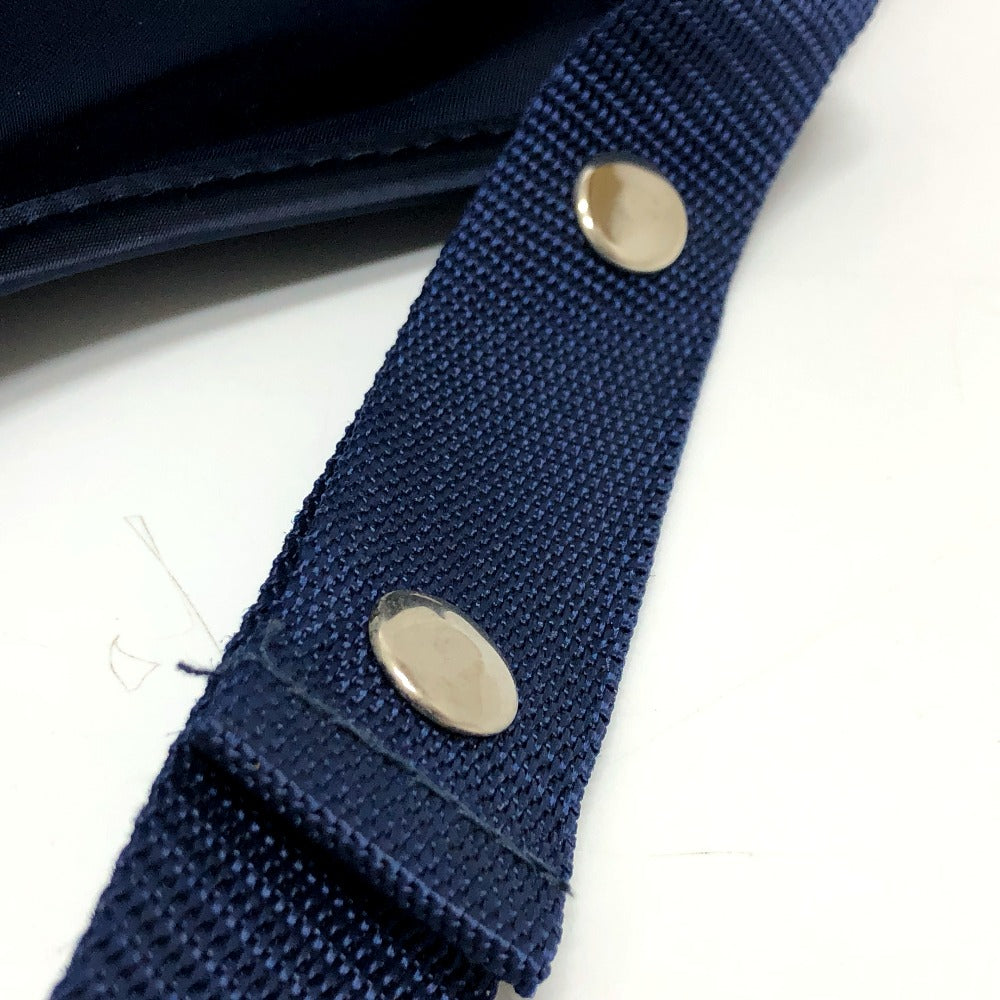 HERMES Backpack canvas blue Star Travel Exhibition 1999 Limited Sherpa Backpack Women Used