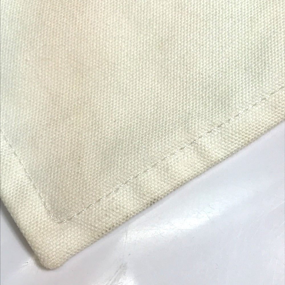 HERMES Pouch cotton off white Horse Adada GM