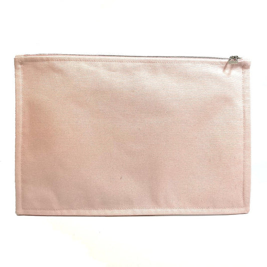HERMES Pouch cotton pink accessory case Adada Dot GM