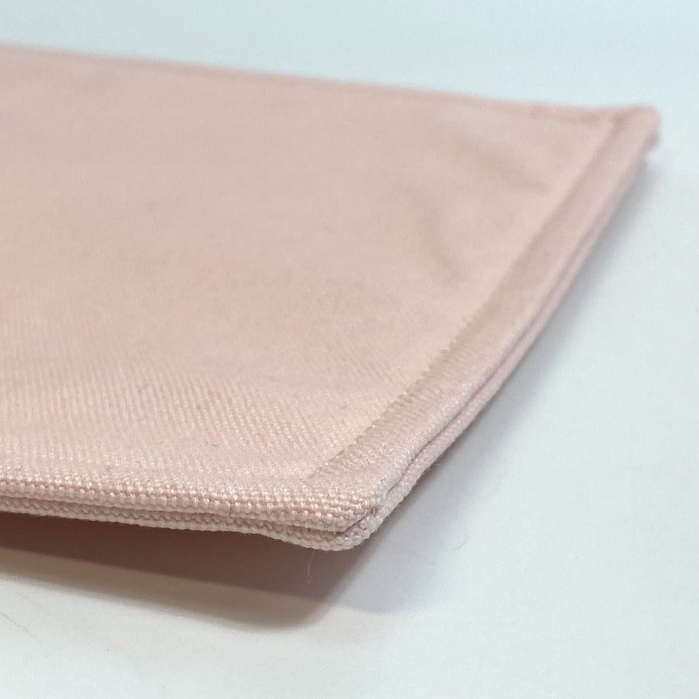 HERMES Pouch cotton pink accessory case Adada Dot GM