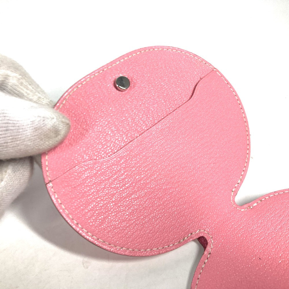 HERMES Coin case Shave pink In the loop Women Used