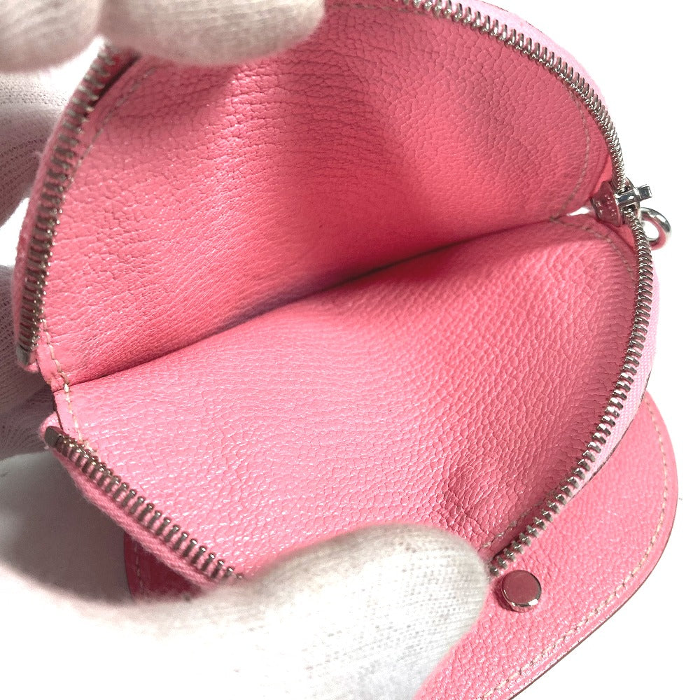 HERMES Coin case Shave pink In the loop Women Used