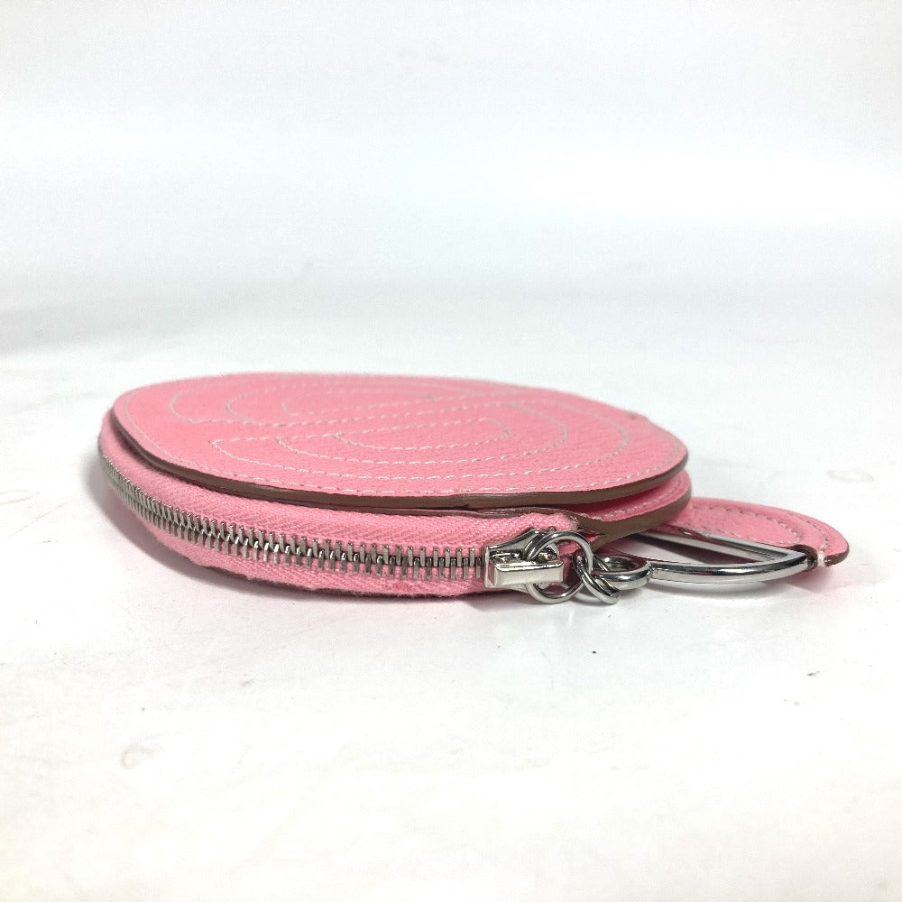 HERMES Coin case Shave pink In the loop Women Used