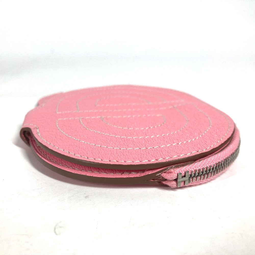 HERMES Coin case Shave pink In the loop Women Used