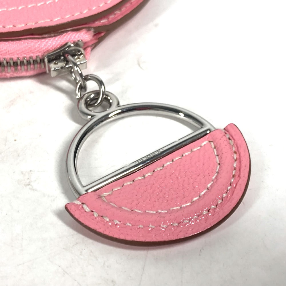 HERMES Coin case Shave pink In the loop Women Used