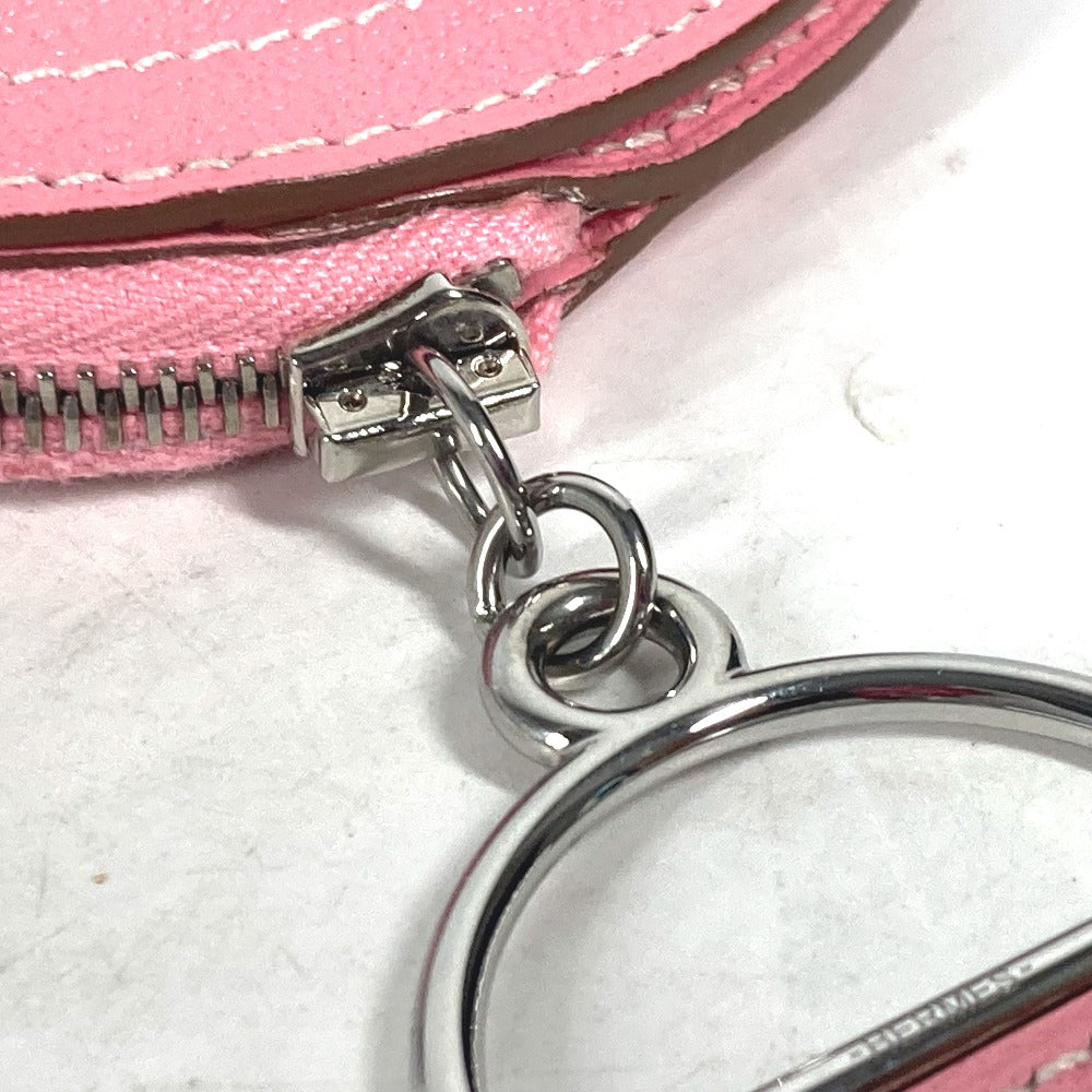 HERMES Coin case Shave pink In the loop Women Used