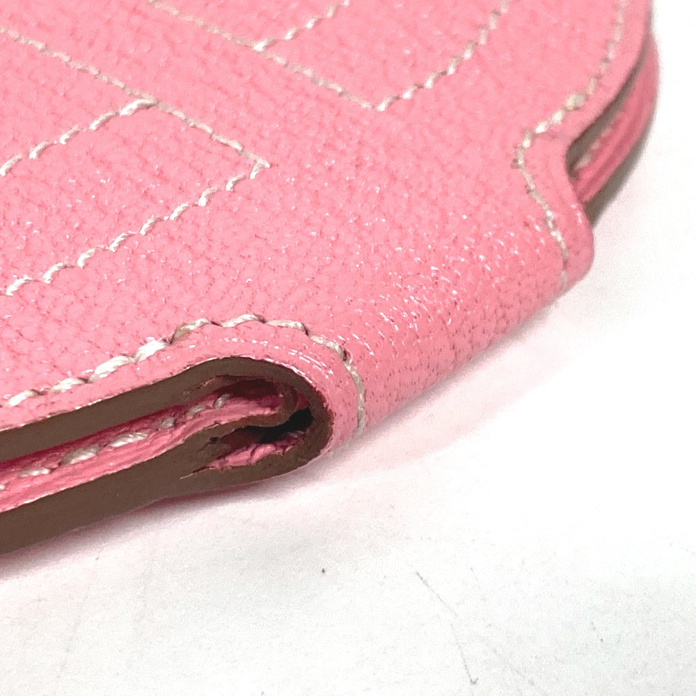 HERMES Coin case Shave pink In the loop Women Used
