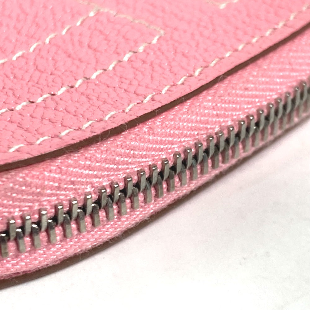 HERMES Coin case Shave pink In the loop Women Used