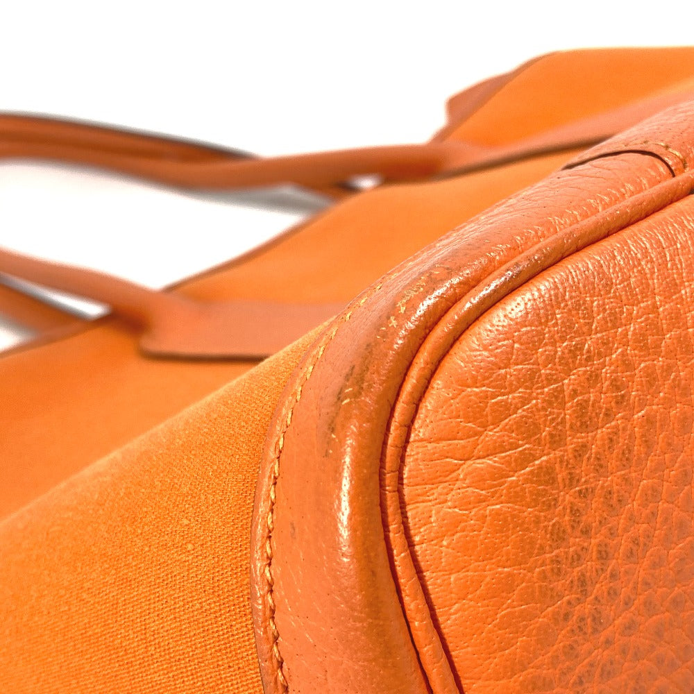 HERMES Tote Bag Towar Officier Orange Shoulder Bag Shoulder Bag Garden Zip PM Women Used