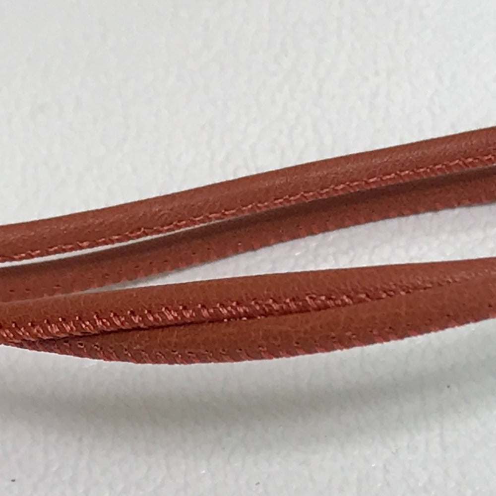 HERMES Necklace leather Brown type Mont Petit Kelly PM Women Used
