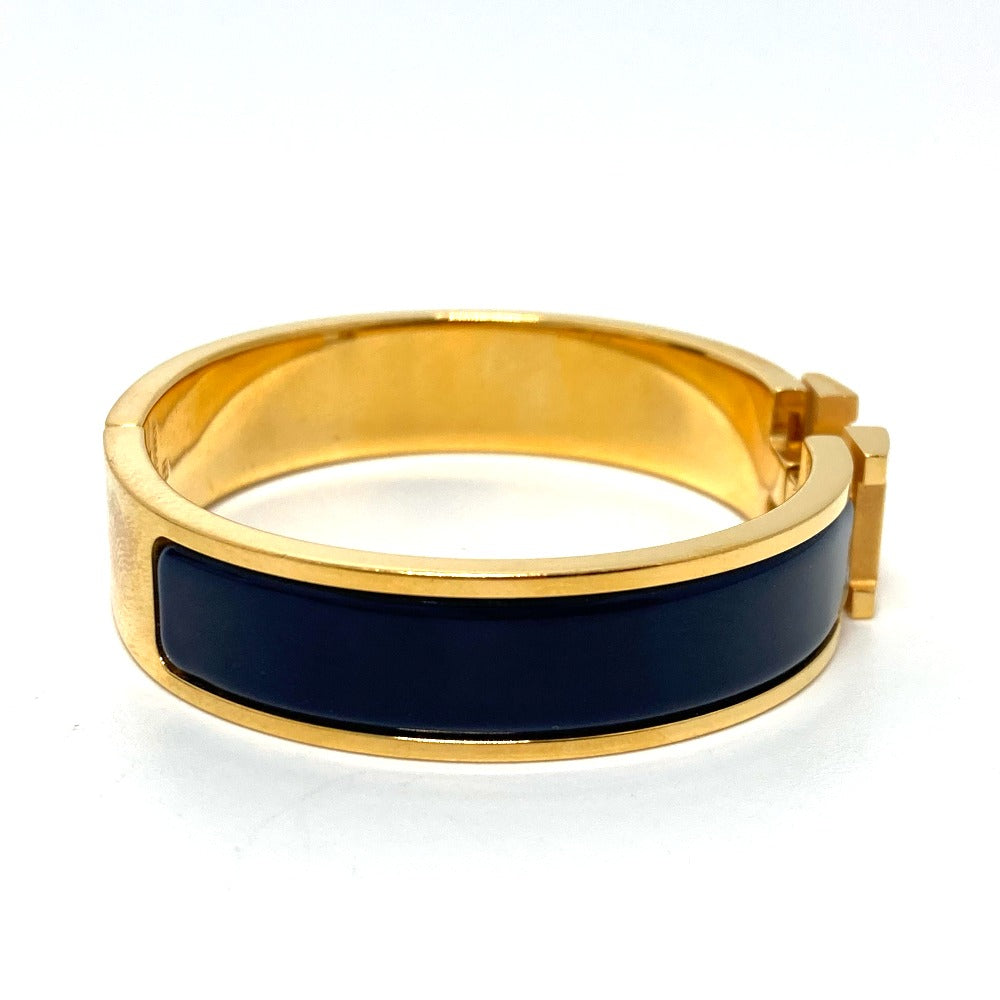 HERMES Bangle H700001F 87PM metal gold Click crack PM
