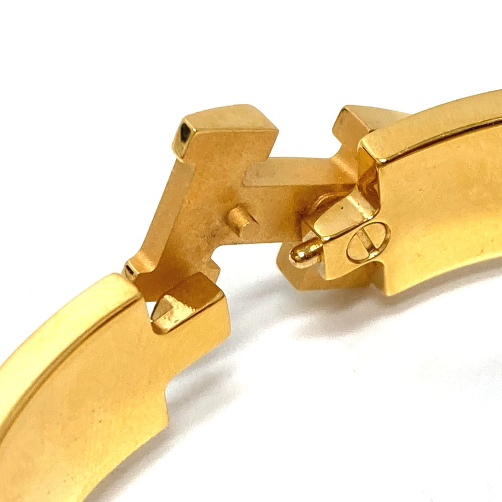 HERMES Bangle H700001F 87PM metal gold Click crack PM