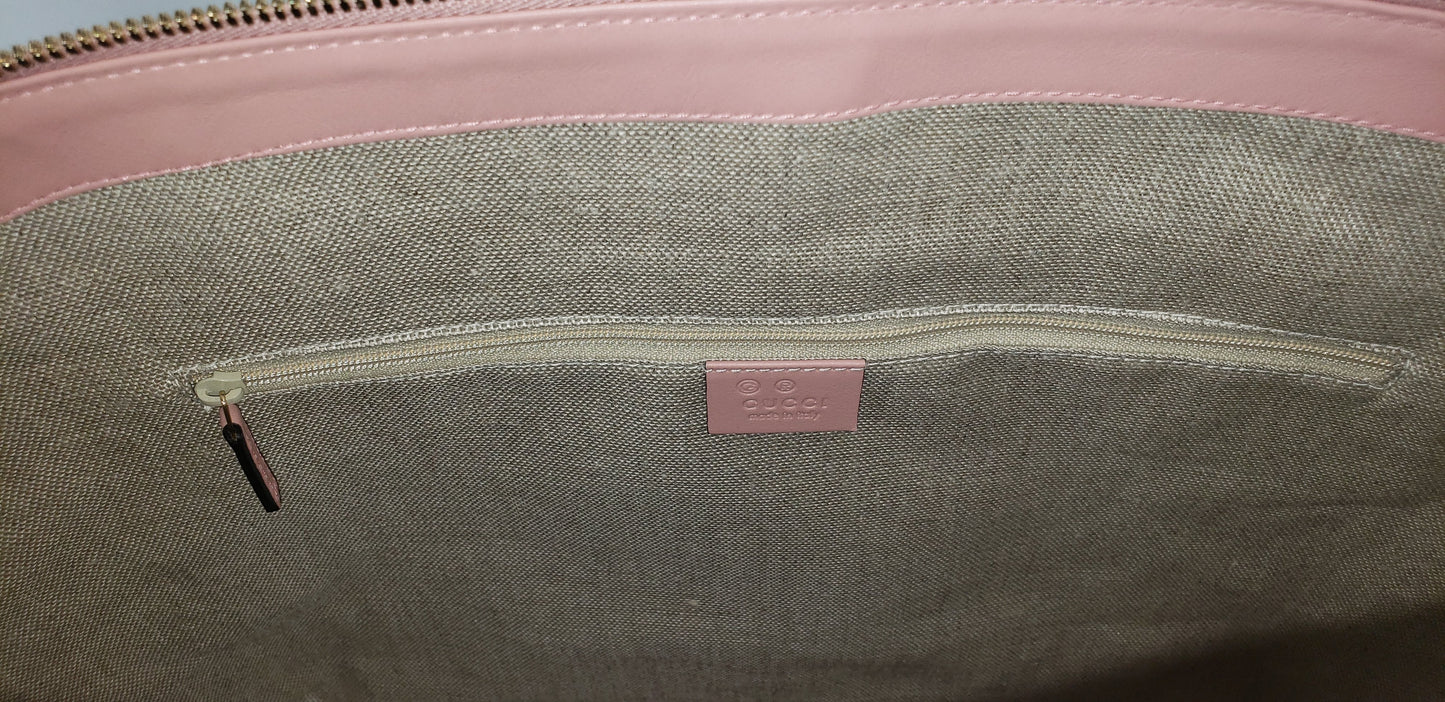 Gucci GG Convertible Handbag in Soft Pink