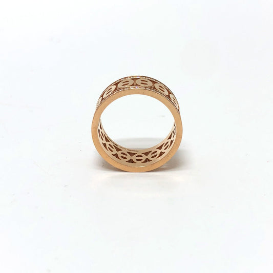 HERMES Ring 22AE054051 18K Pink Gold gold 750PG Chene Dunkle Divine Women 52 Used