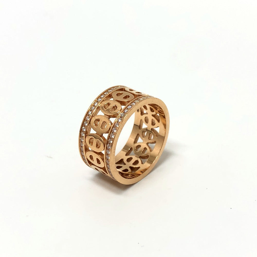 HERMES Ring 22AE054051 18K Pink Gold gold 750PG Chene Dunkle Divine Women 52 Used