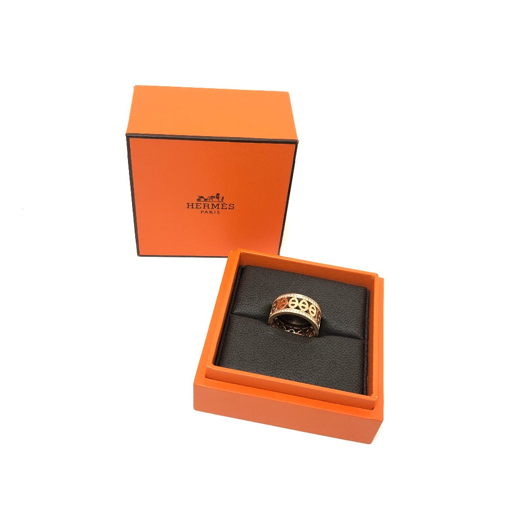 HERMES Ring 22AE054051 18K Pink Gold gold 750PG Chene Dunkle Divine Women 52 Used