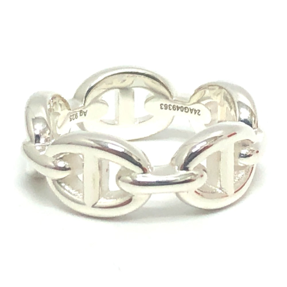 HERMES Ring SV925 Silver Chene Dunkle Enchant PM mens(Unisex) 51 Used