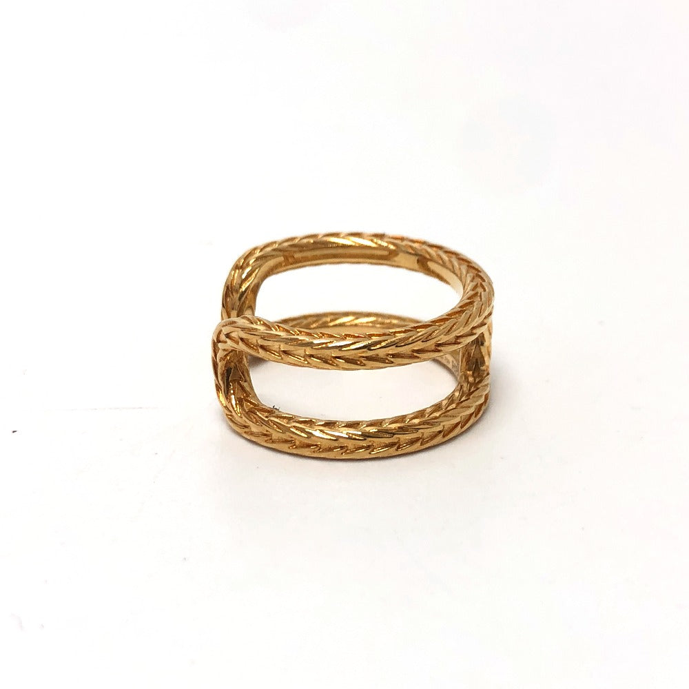 HERMES Ring 18K gold Chene Dunkle Danae 55