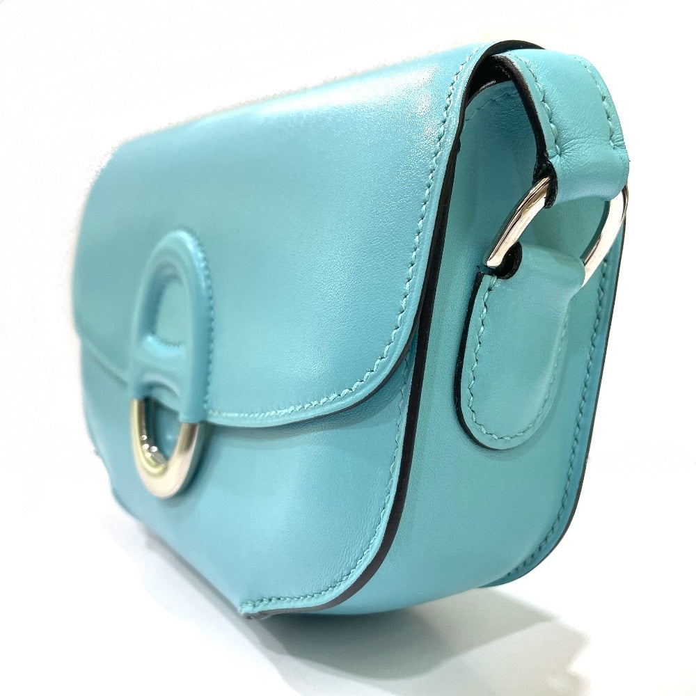 HERMES Shoulder Bag Taderakto blue Mini Shell Schmidy 2WAY handbag