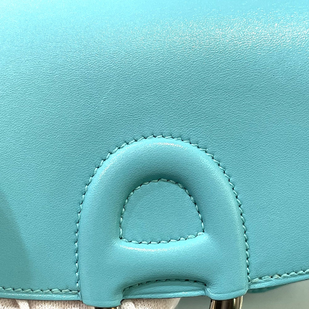 HERMES Shoulder Bag Taderakto blue Mini Shell Schmidy 2WAY handbag
