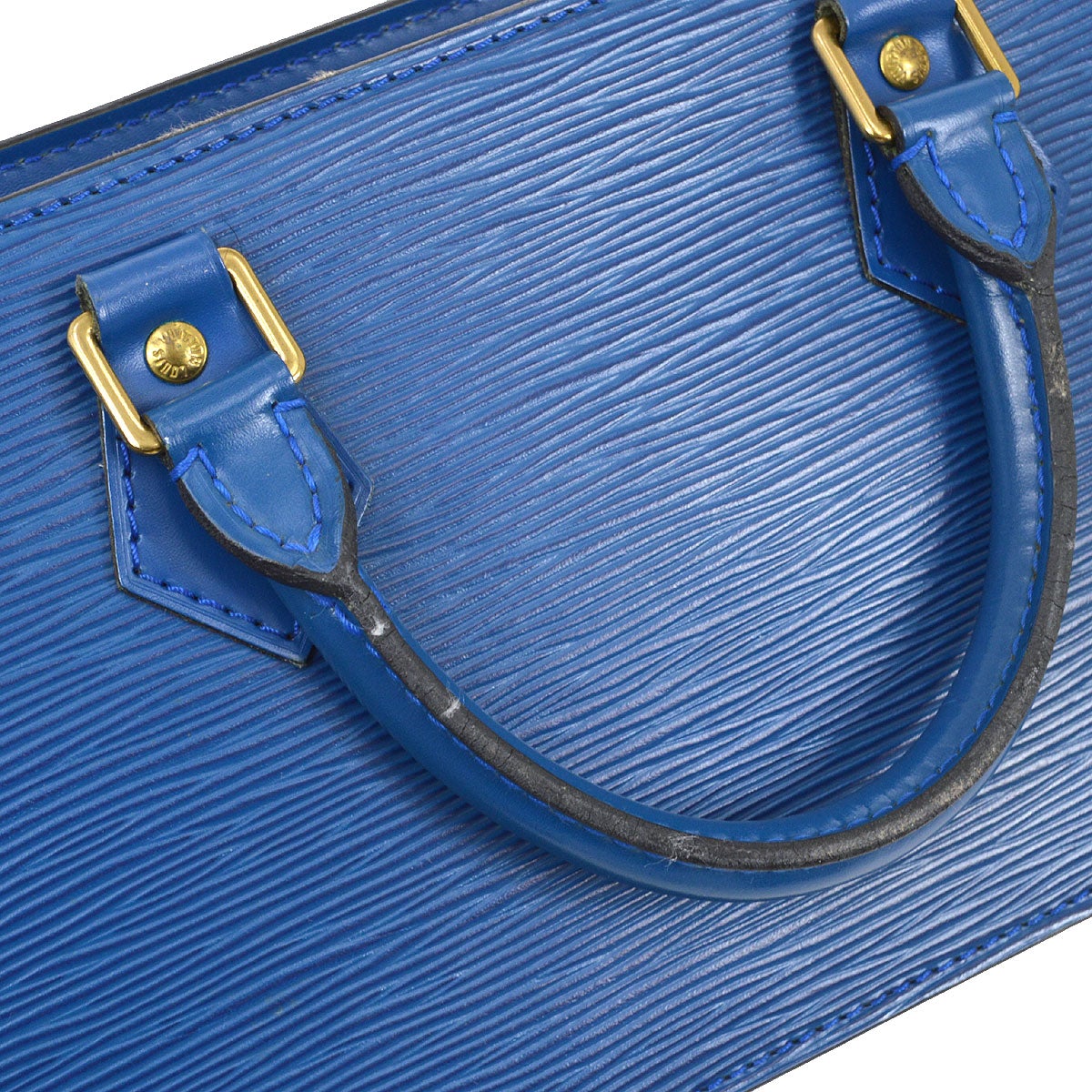Louis Vuitton 1994 SAC TRIANGLE Blue EPI M52095
