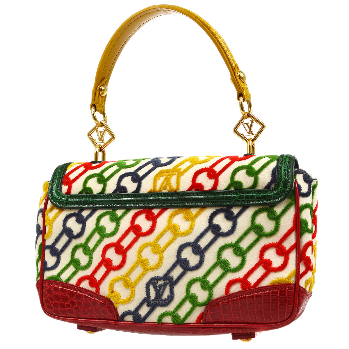 Louis Vuitton * 2006 Monogram Dolly Velvet Chains Pochette