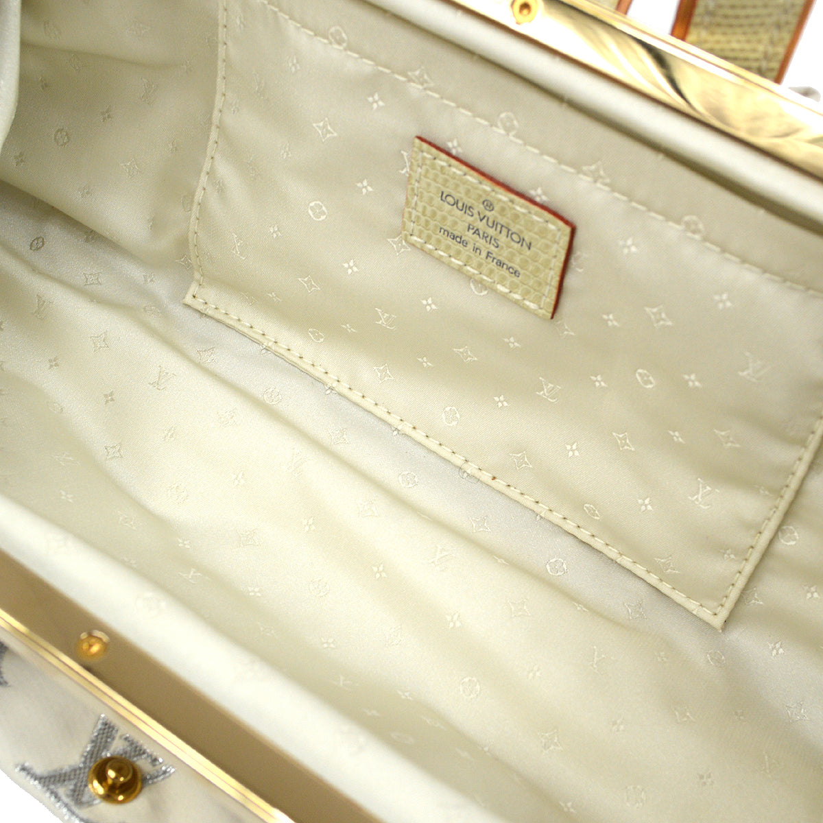 Louis Vuitton * 2005 SAC FERMOIR MONOGRAM PASTEL GLITTER M95033