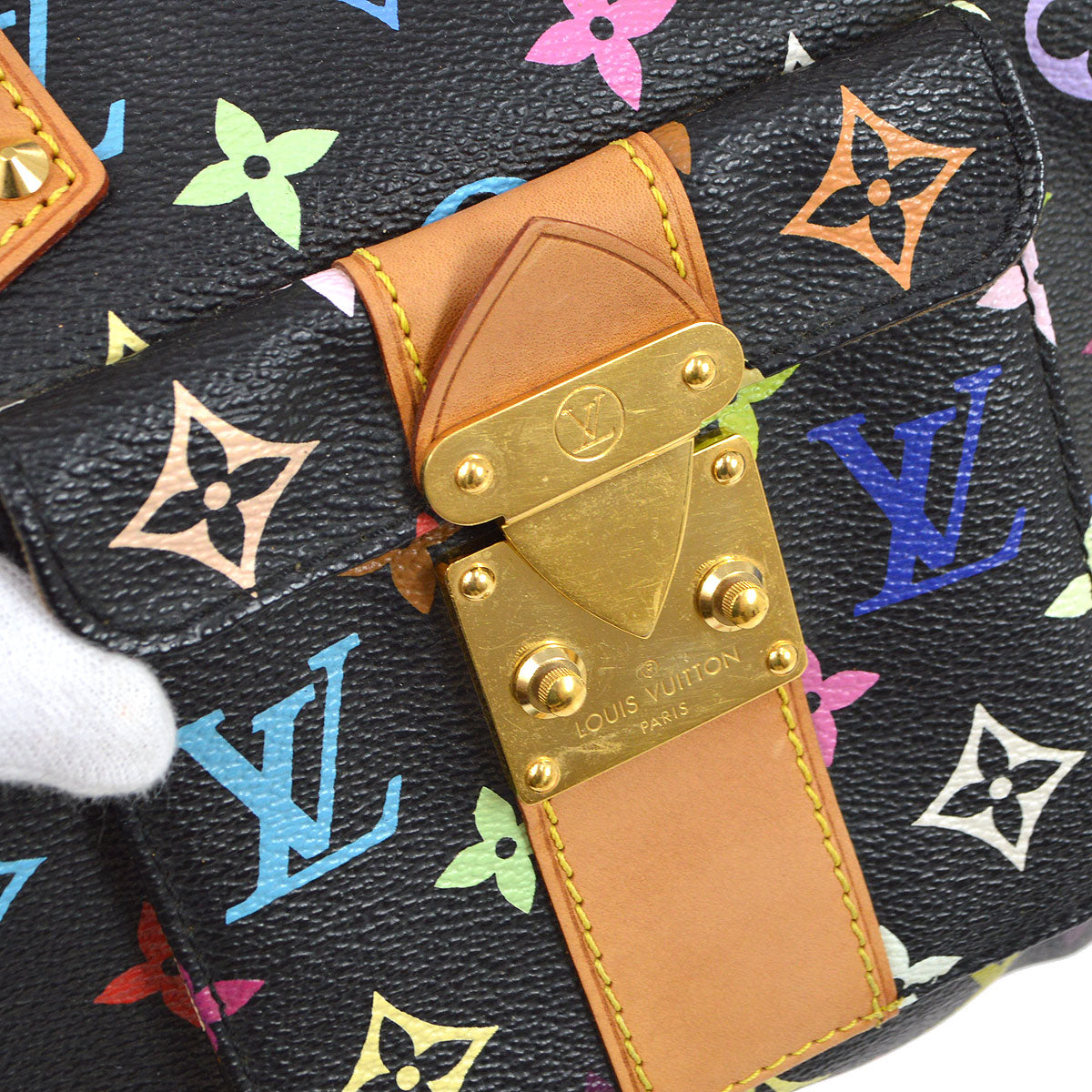 Louis Vuitton 2004 SPEEDY 30 HANDBag MONOGRAM MULTICOLOR M92642 38861