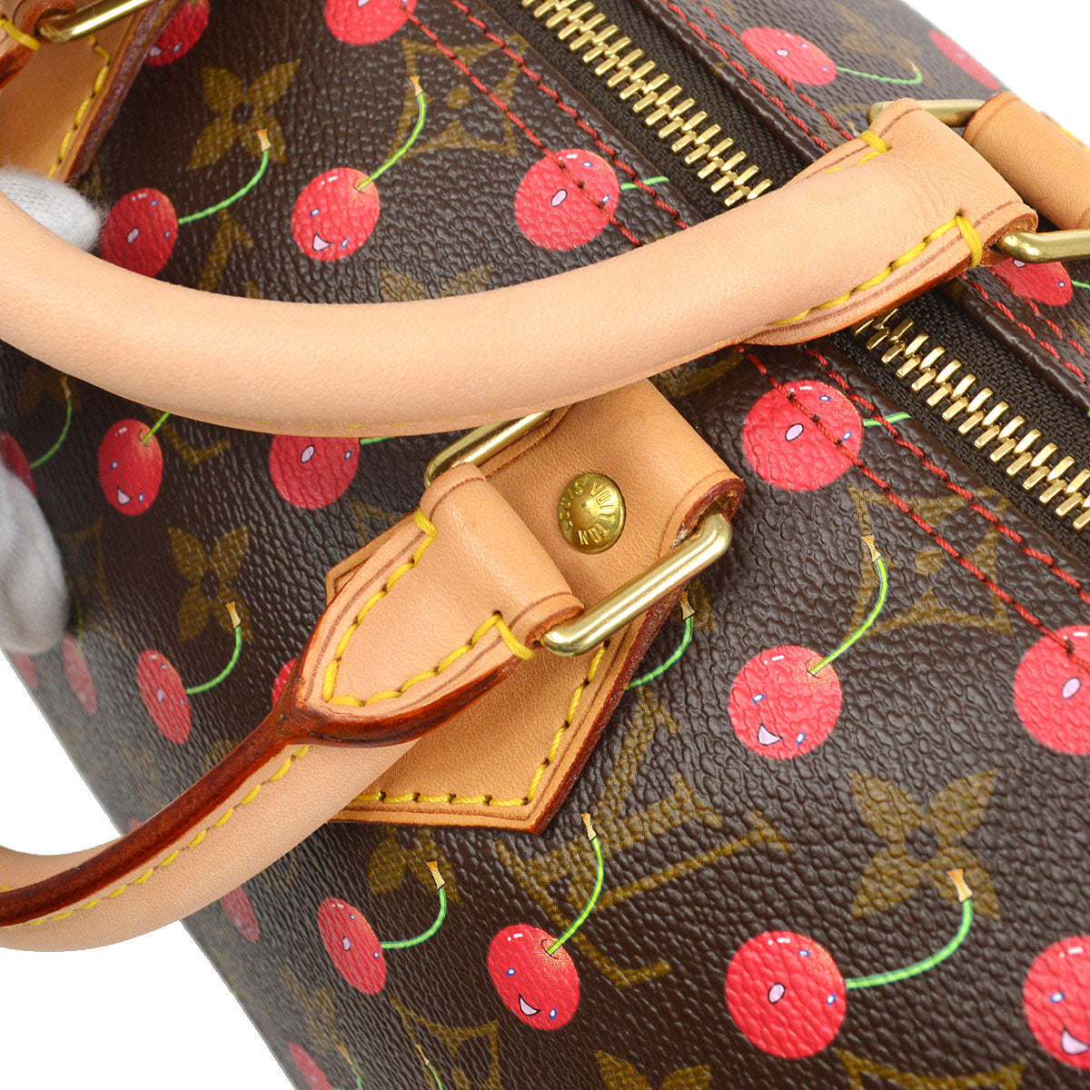 Louis Vuitton 2005 SPEEDY 25 MONOGRAM CHERRY M95009 65135