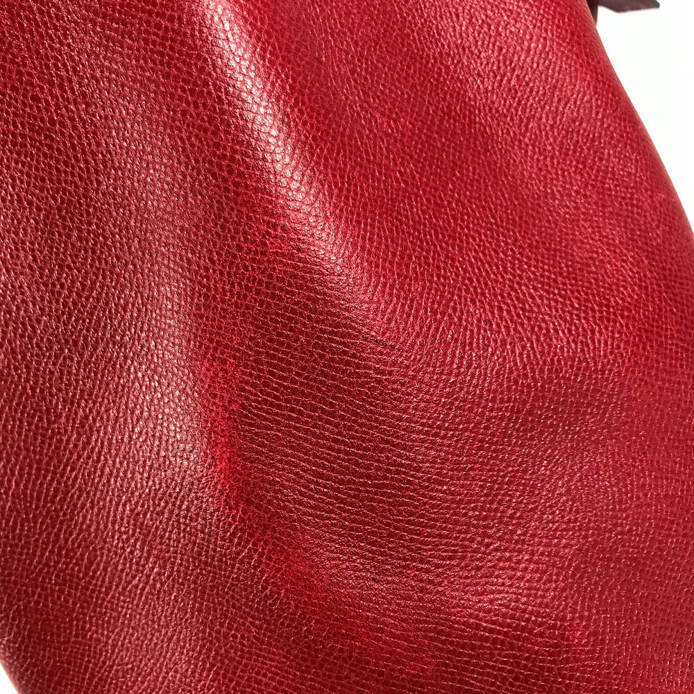 HERMES Shoulder Bag Courchevel Red Shoulder bag, Drawstring bag Standy Women Used
