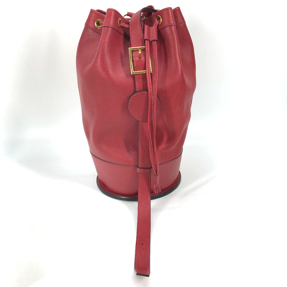 HERMES Shoulder Bag Courchevel Red Shoulder bag, Drawstring bag Standy Women Used