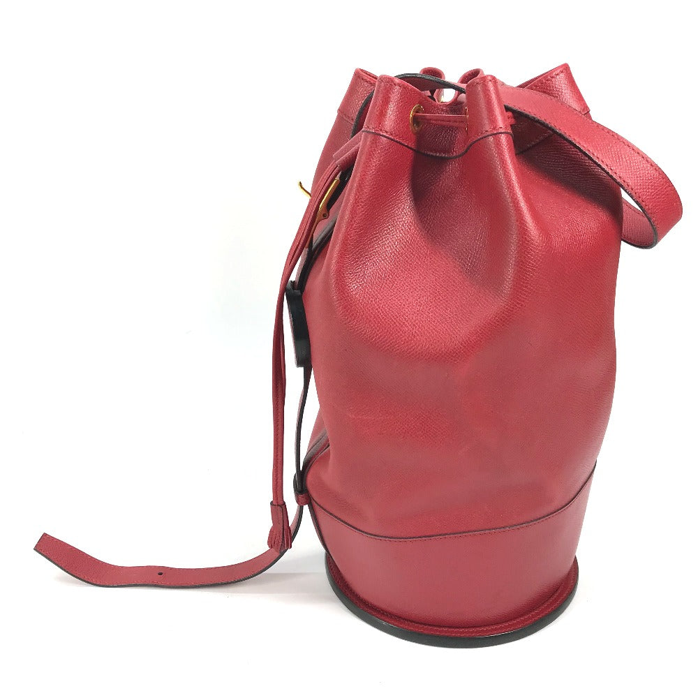 HERMES Shoulder Bag Courchevel Red Shoulder bag, Drawstring bag Standy Women Used