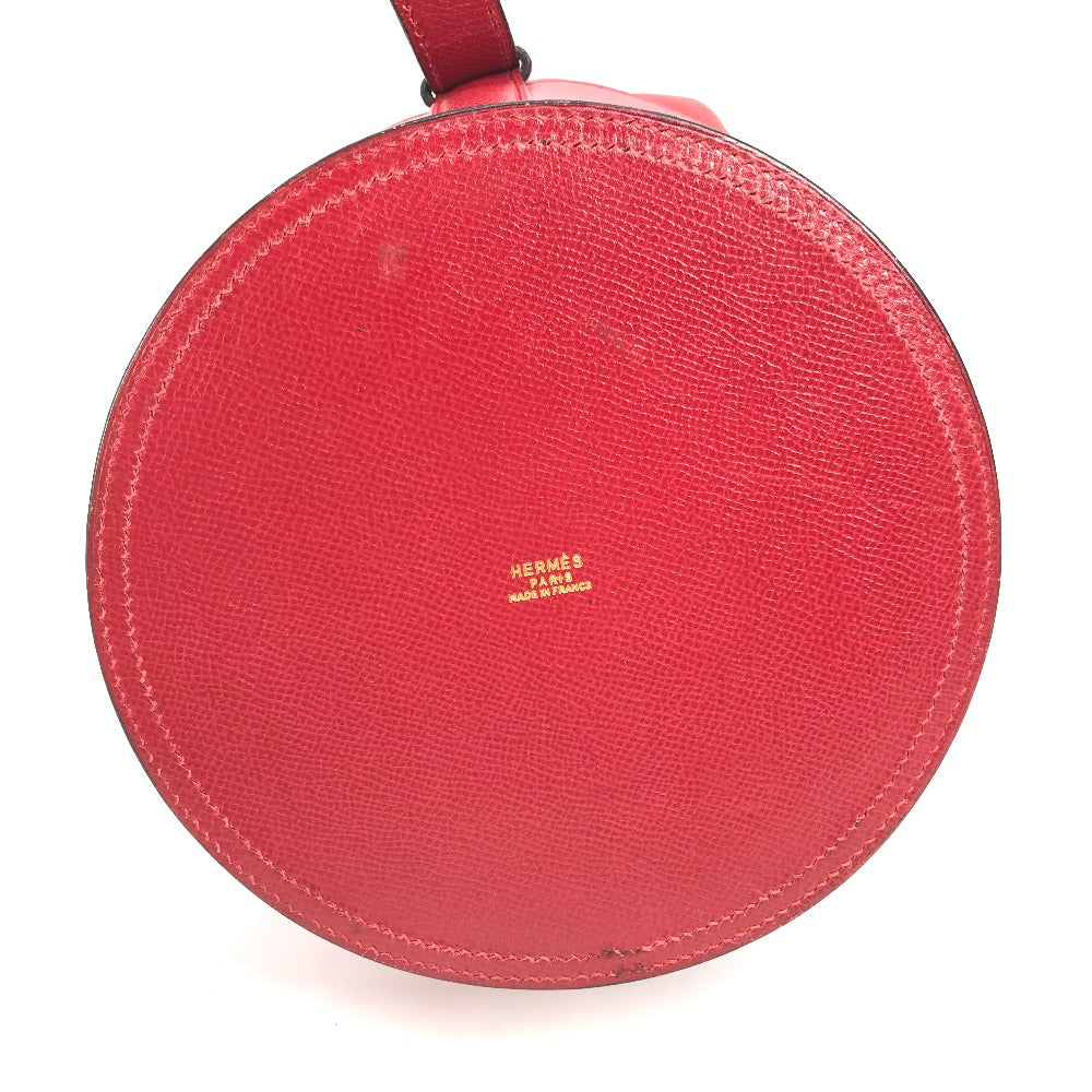 HERMES Shoulder Bag Courchevel Red Shoulder bag, Drawstring bag Standy Women Used