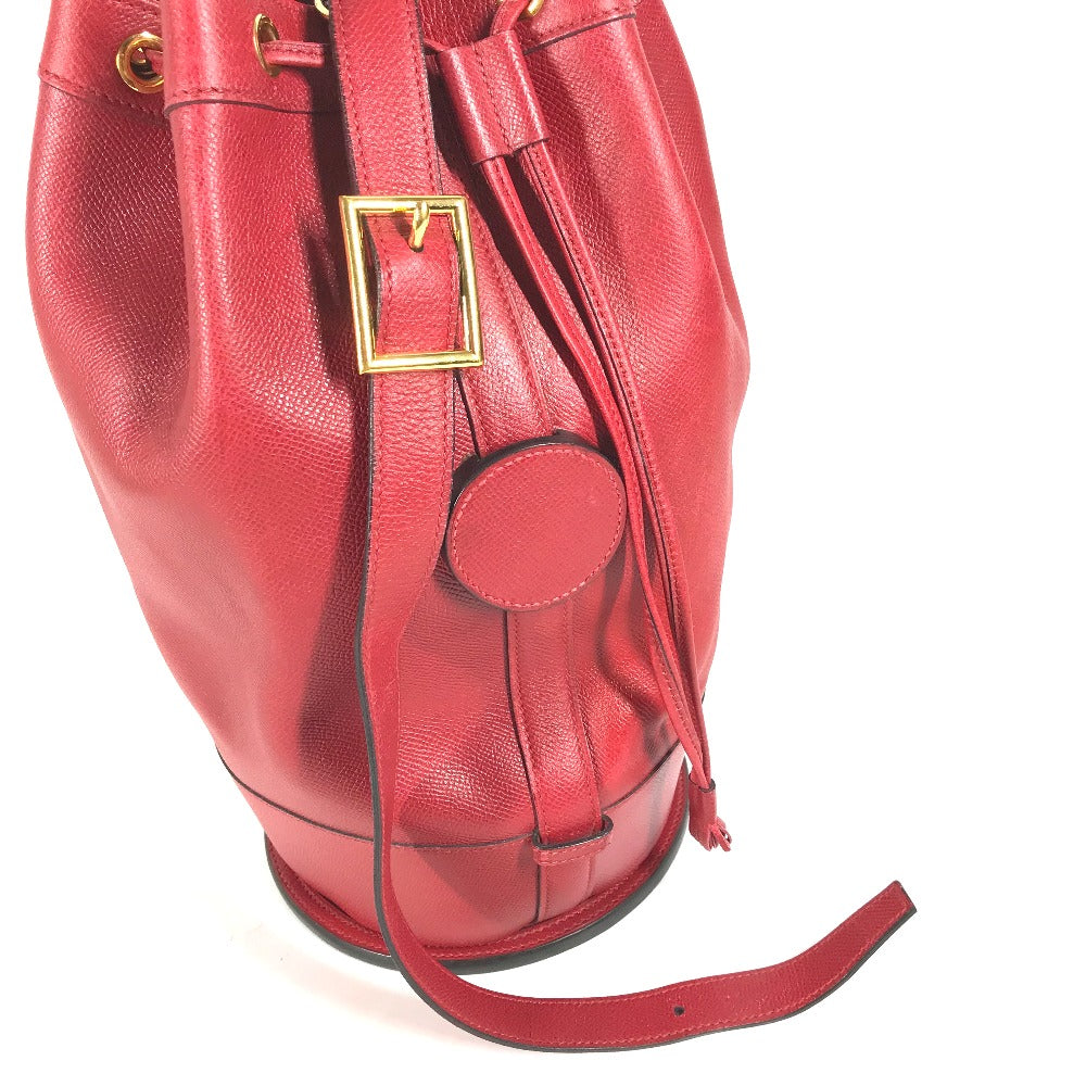 HERMES Shoulder Bag Courchevel Red Shoulder bag, Drawstring bag Standy Women Used