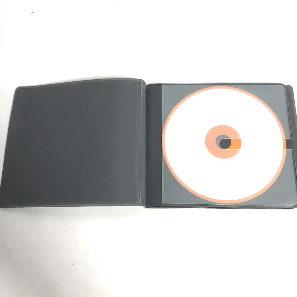 HERMES Pouch leather blue CD DVD case