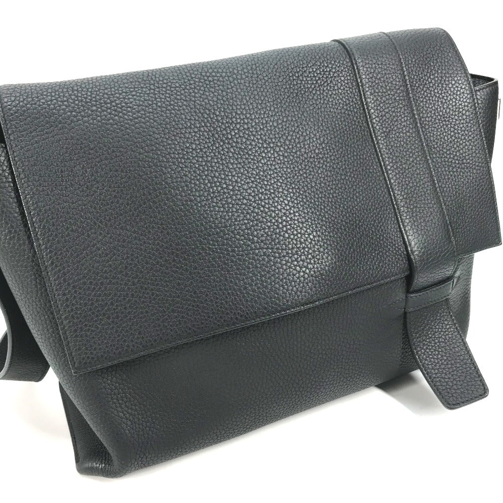 HERMES Shoulder Bag Taurillon Clemence black Crossbody bag Sac Alfred 35 mens Used