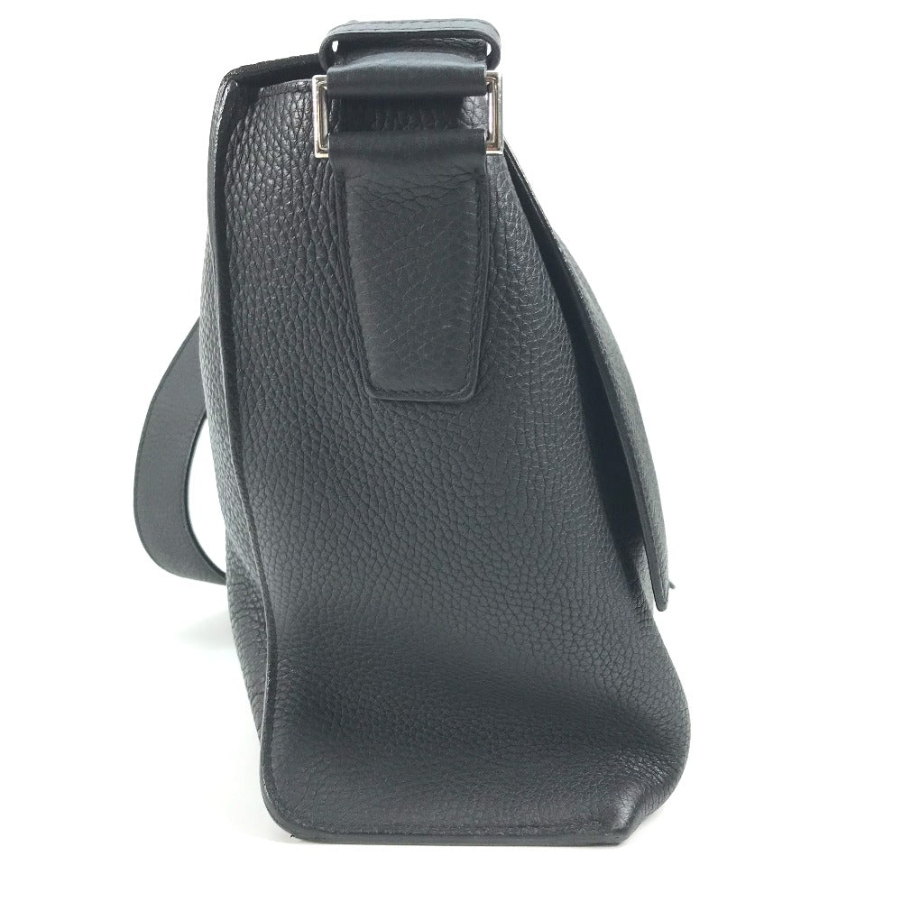 HERMES Shoulder Bag Taurillon Clemence black Crossbody bag Sac Alfred 35 mens Used