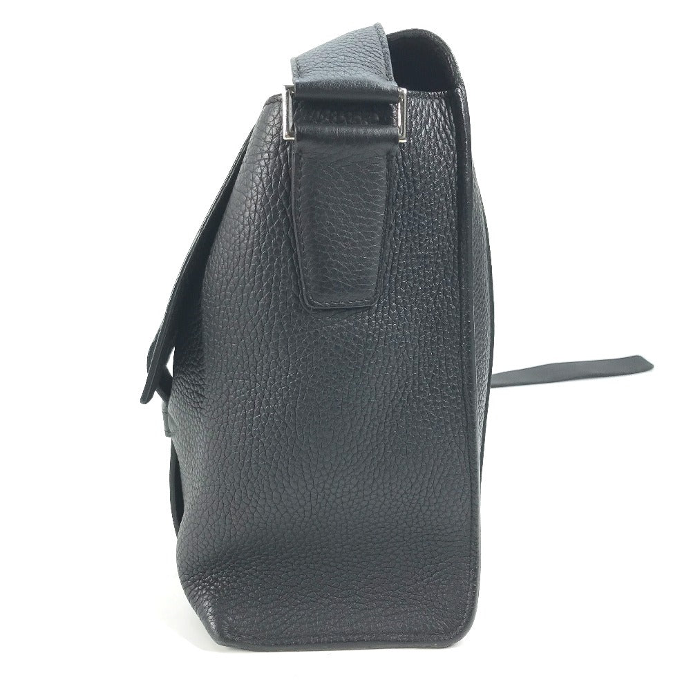 HERMES Shoulder Bag Taurillon Clemence black Crossbody bag Sac Alfred 35 mens Used