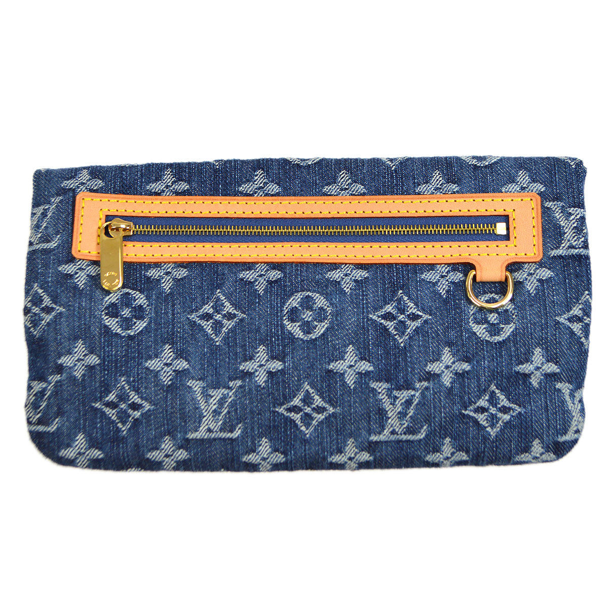 LOUIS VUITTON 2006 POCHETTE PRATT MONOGRAM DENIM M95007