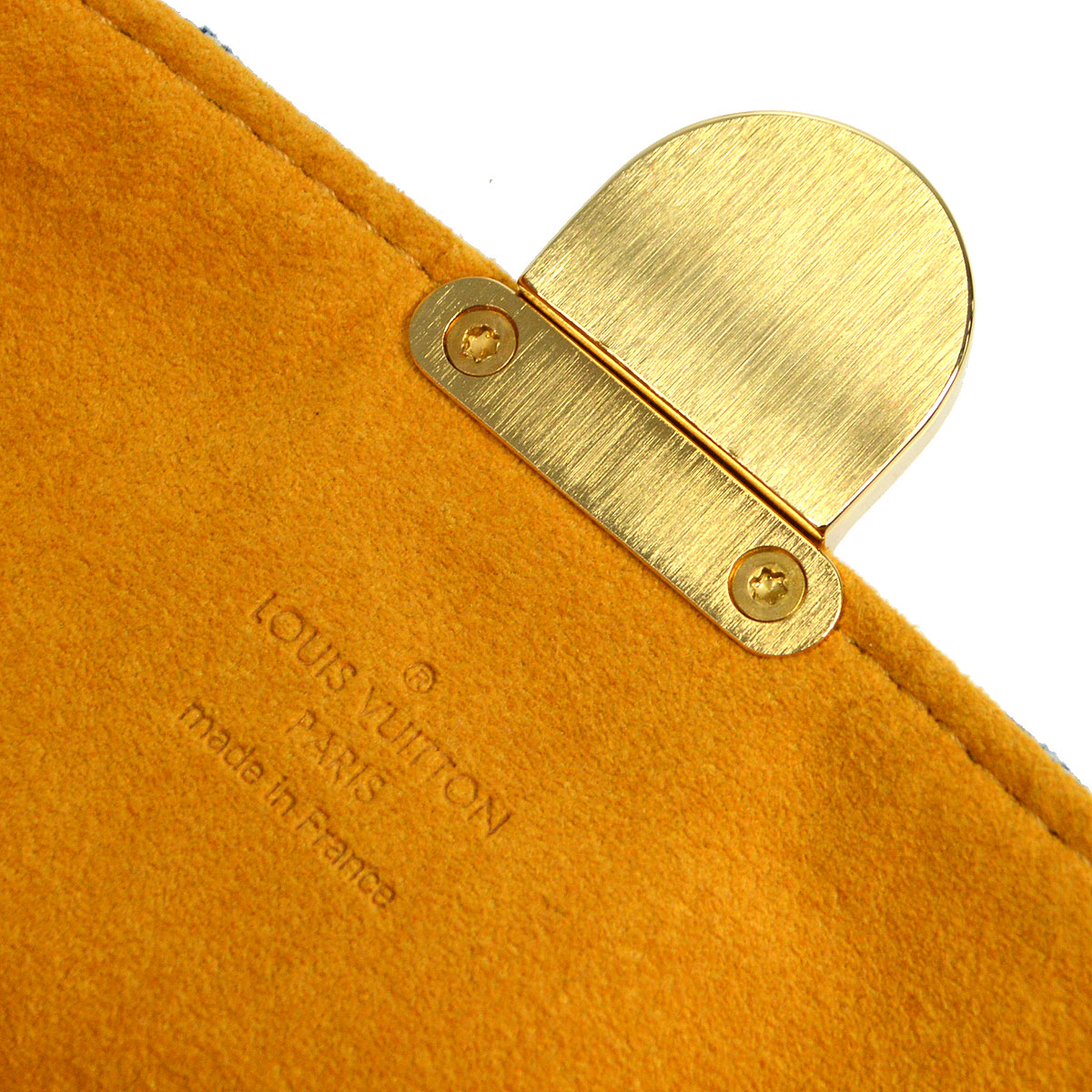 LOUIS VUITTON 2006 POCHETTE PRATT MONOGRAM DENIM M95007